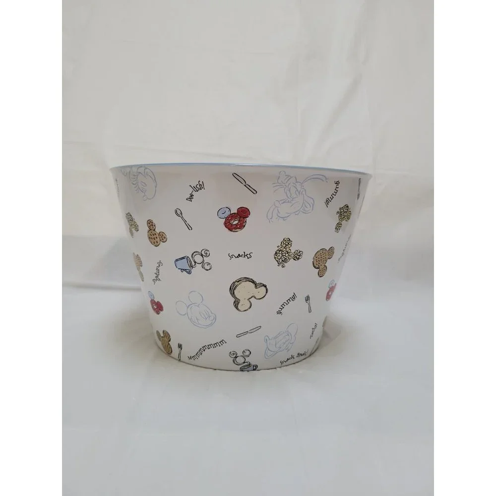 Disney Mickey Mouse Large Popcorn Bowl  Blue Inside - Waffle Minnie Goof… - Picture 4 of 7